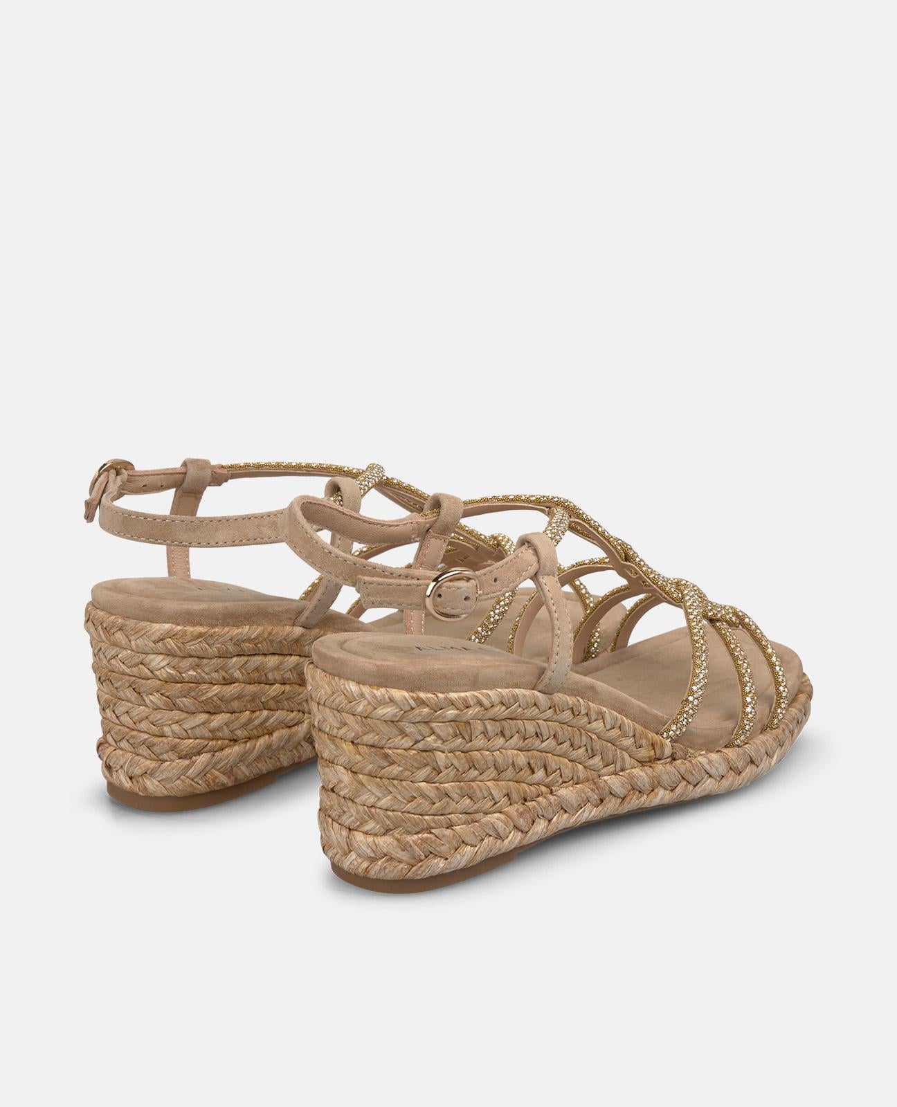 alma-en-pena-keilsandale-geflochten-esparto-wedge-7-cm-arena image 3