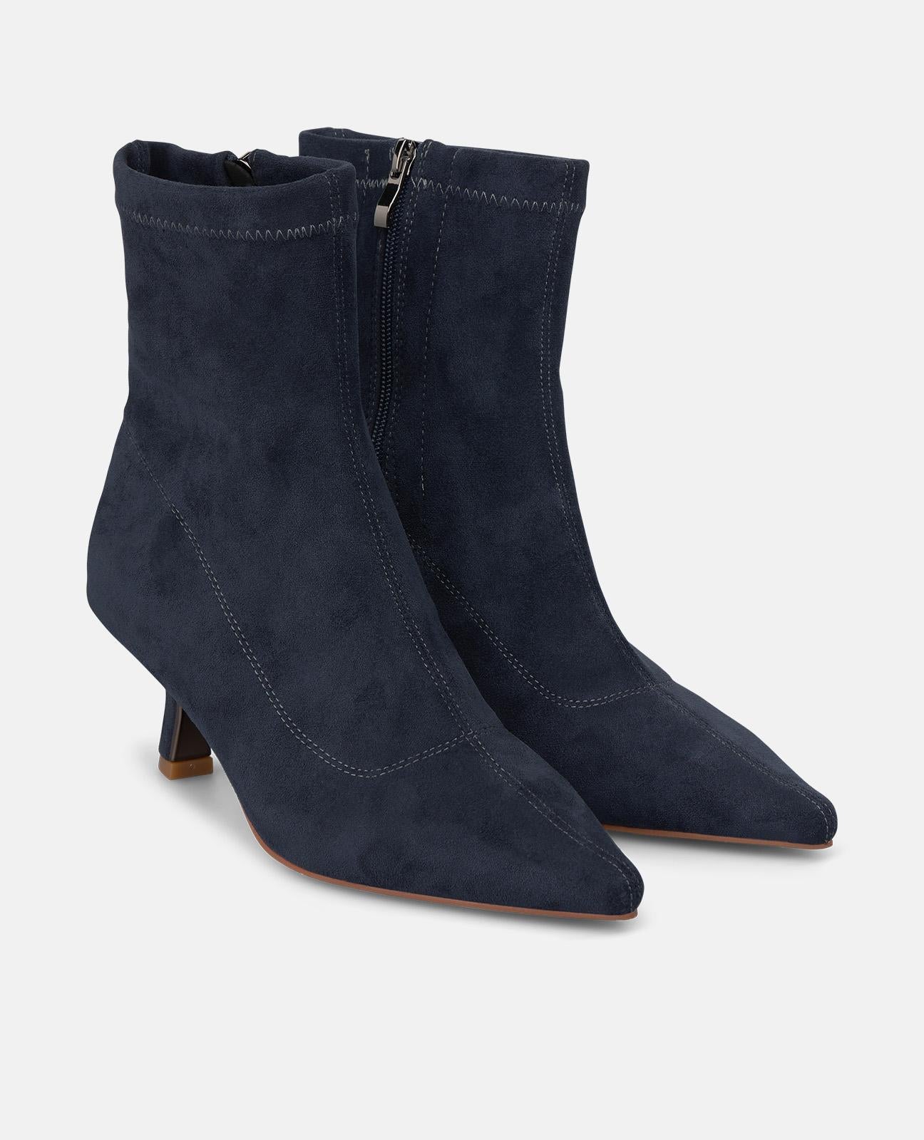 alma-en-pena-zipper-boots-stiefeletten-blau-5-5-cm-trichterabsatz image 2