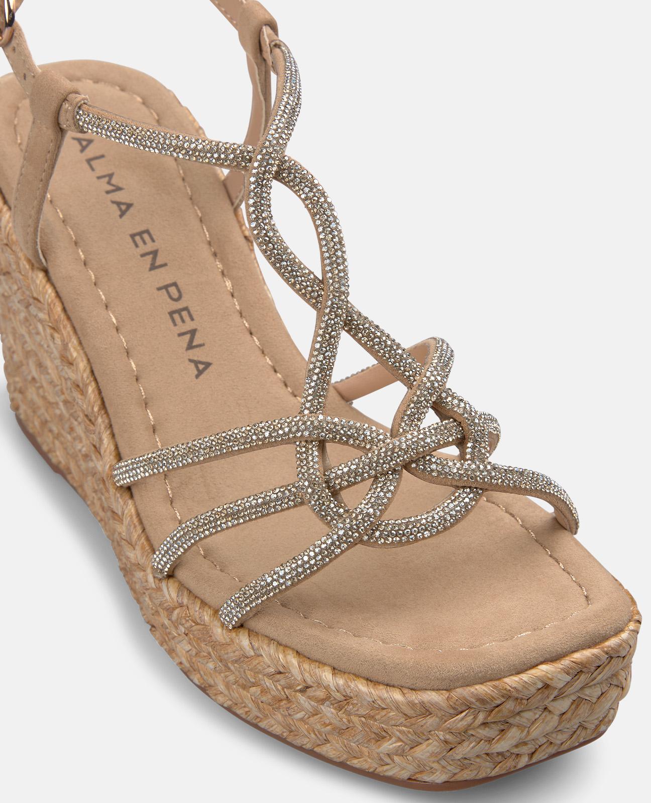 alma-en-pena-keilsandalette-mit-flechtriemen-9-cm image 4