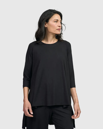 alembika-essential-hi-lo-top-damen-tunika-schwarz image 3