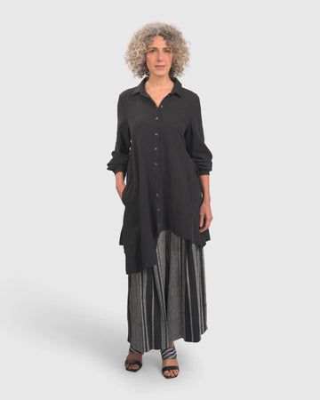 alembika-pippa-musselin-tunika-shirt-schwarz image 3