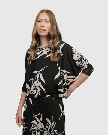alembika-ciao-ciao-blouson-top-damen-floral-jersey image 4