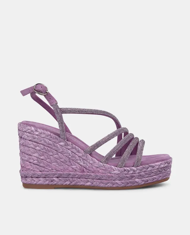 alma-en-pena-keilsandale-mit-strassriemen-violett-square-toe-9-8-cm image 1