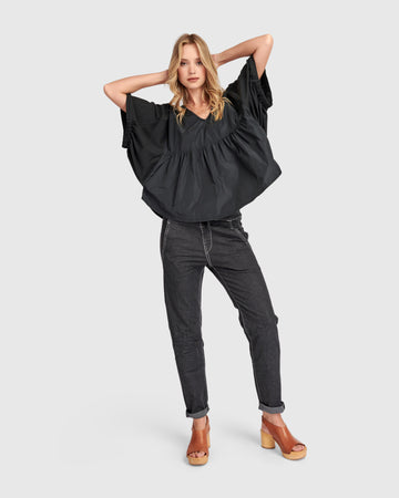 alembika-urban-taffeta-butterfly-top-schwarz image 5