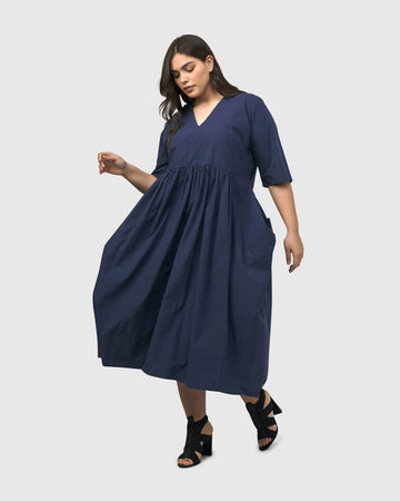 alembika-urban-wonder-maxikleid-navy-babydoll image 2