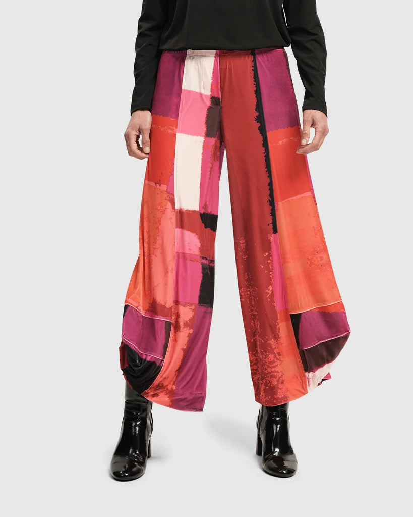 alembika-sunset-strip-punto-pants-magenta image 1