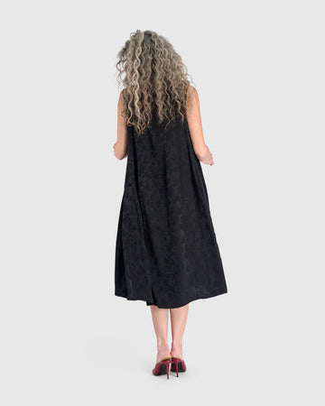 alembika-suzu-swing-kleid-black-jacquard-midi image 6