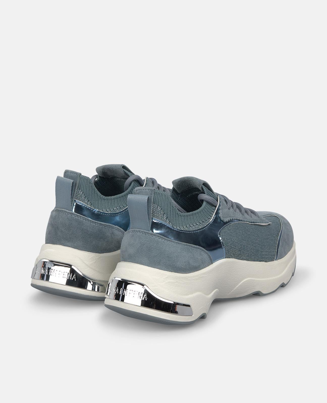 alma-en-pena-sneaker-metallic-blau-plateau-4-5-cm image 3