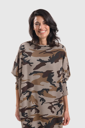 alembika-urban-dolman-kleid-damen-braun-camo image 7