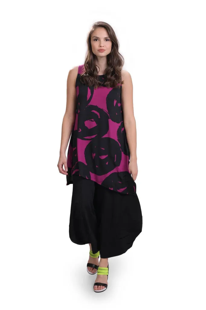 alembika-art-print-tunika-violet-rmellose-tunika-mit-asymmetrie-saun image 1