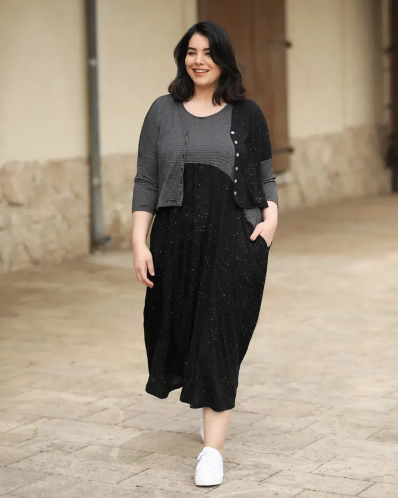 alembika-sprinkle-crinkle-crop-cardy-jacke-schwarz image 1
