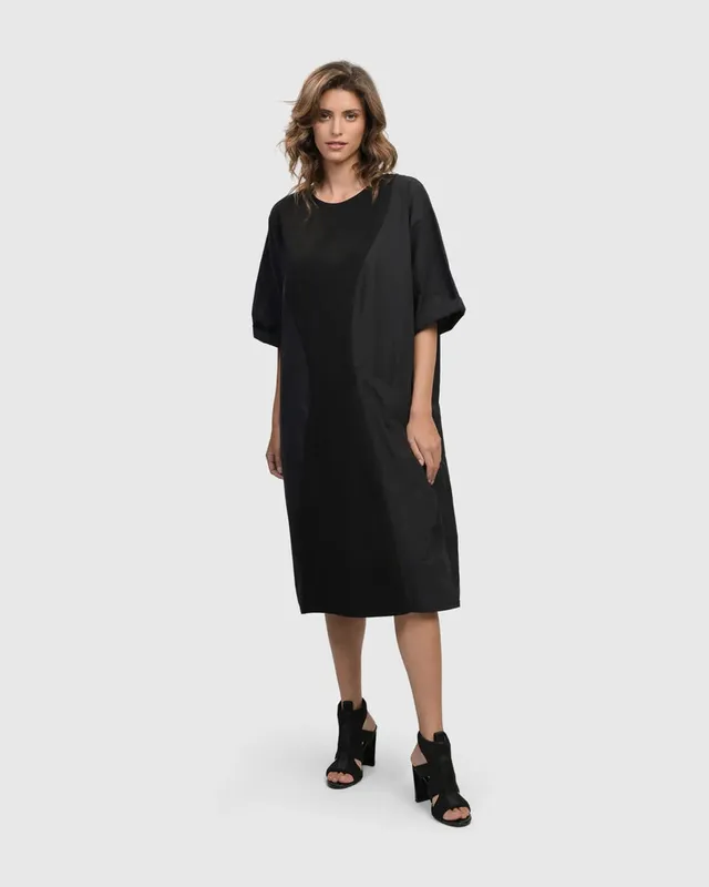 alembika-urban-gramercy-oversized-kleid-schwarz image 1