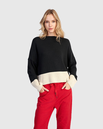 alembika-vista-block-pullover-creme image 2