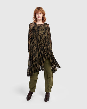alembika-urban-clover-mesh-tunic-antique-a-linie-tunika-mit-slip image 2