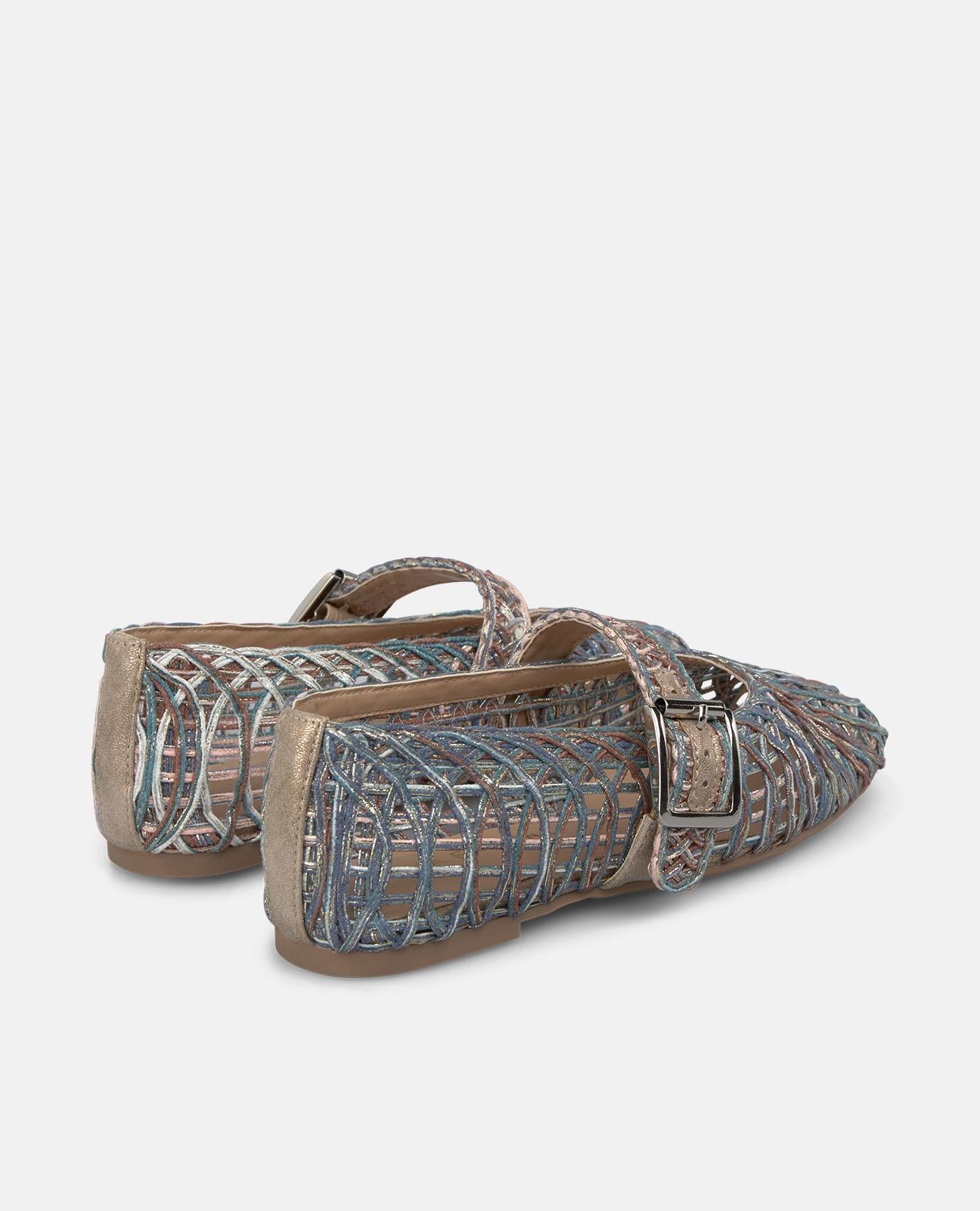 alma-en-pena-multi-dancer-ballerinas-blau-mit-schnalle image 3
