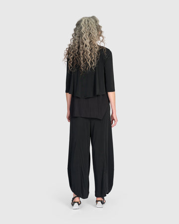 alembika-essential-slinky-cardigan-cropped-schwarz image 5