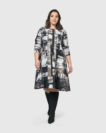 alembika-digi-a-linie-kleid-marble image 3