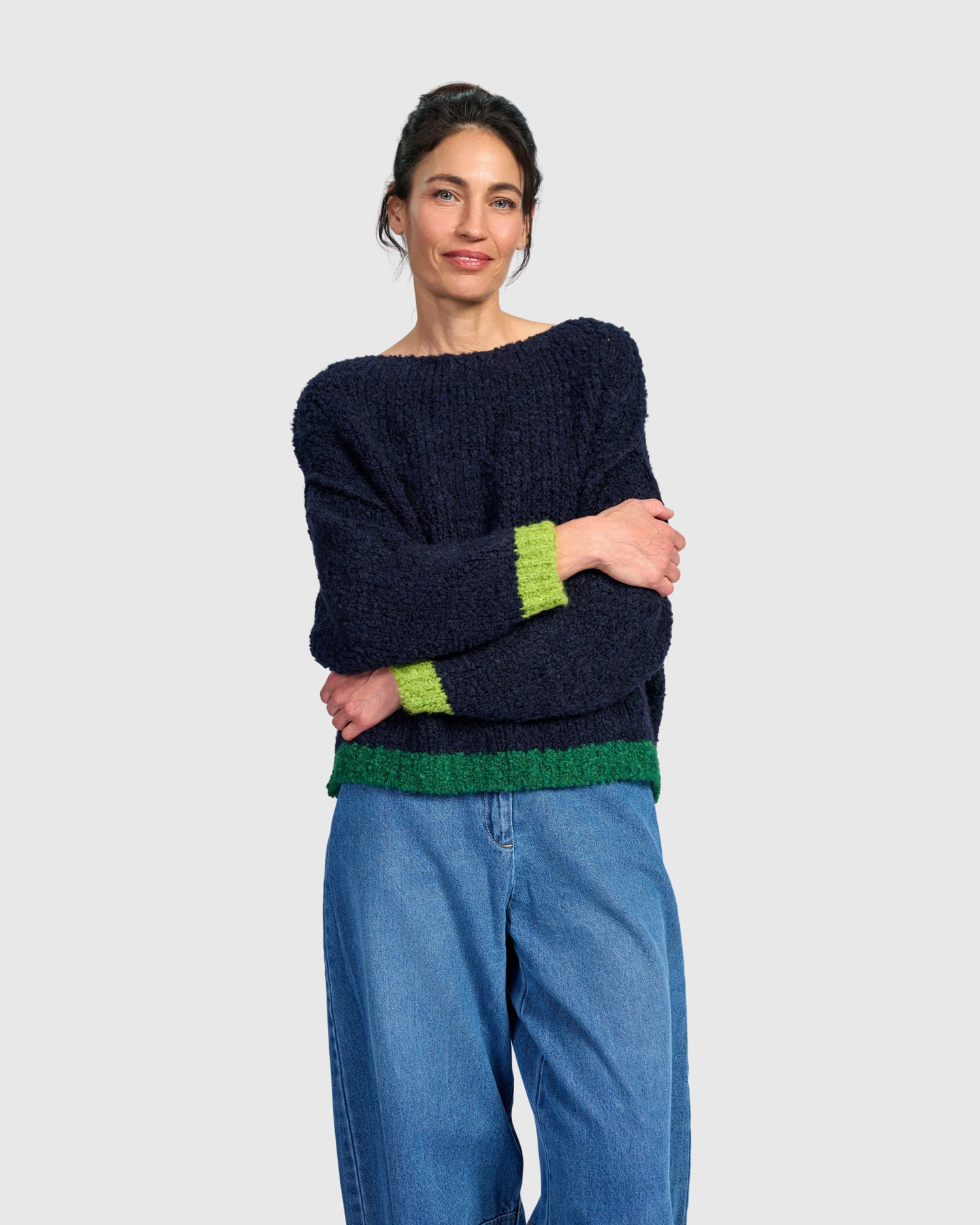 alembika-riff-boucle-pullover-midnight image 6