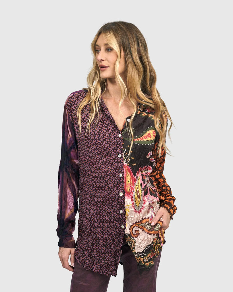 alembika-rodeo-shirt-mix-gekrepte-relaxed-bluse-mit-print image 1
