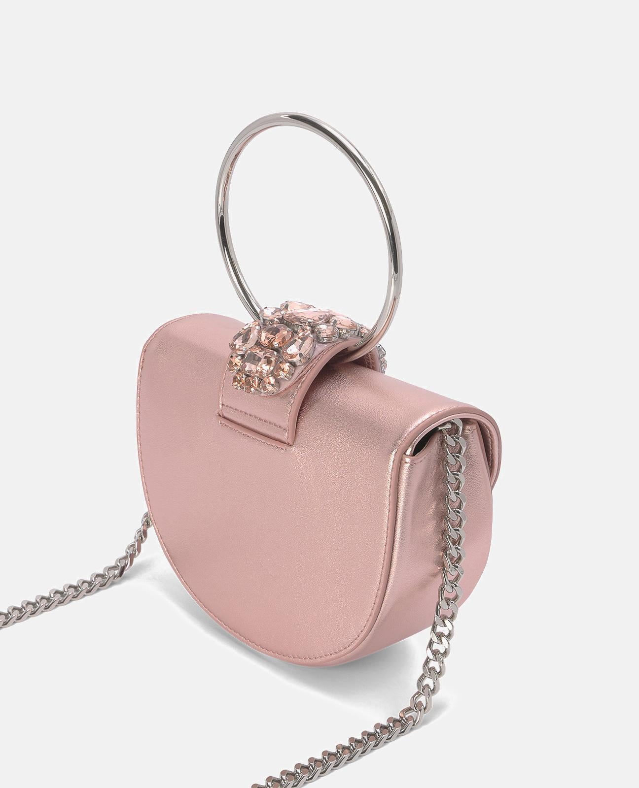 alma-en-pena-snake-shoulder-bag-halbmond-tasche-rosa image 2