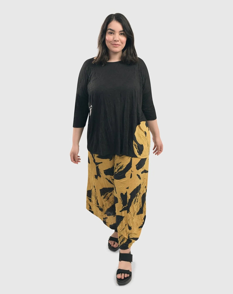 alembika-kim-crinkle-top-bluse-yellow image 1