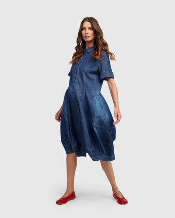 alembika-barb-denim-shirtkleid-blau image 8
