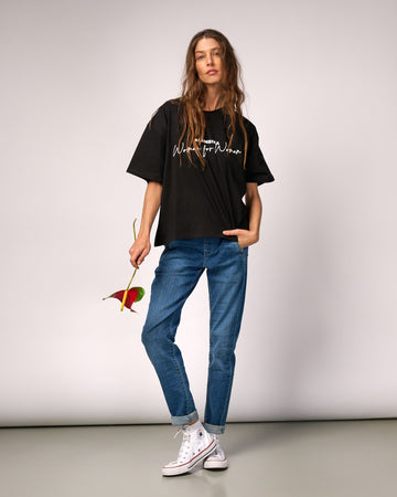 alembika-women-for-women-tee-schwarz-baumwolle image 3