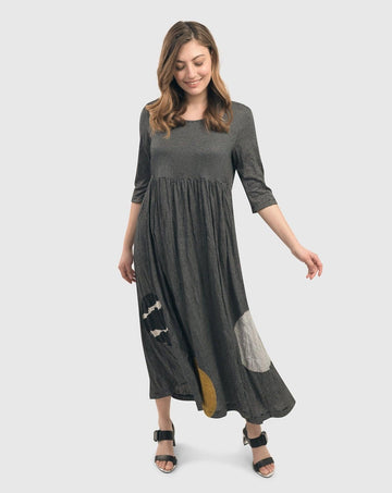 alembika-empire-crinkle-lang-kleid-stripe image 7