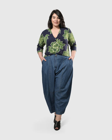alembika-everywhere-wide-leg-hose-denim-blue-weite-baumwollhose image 2