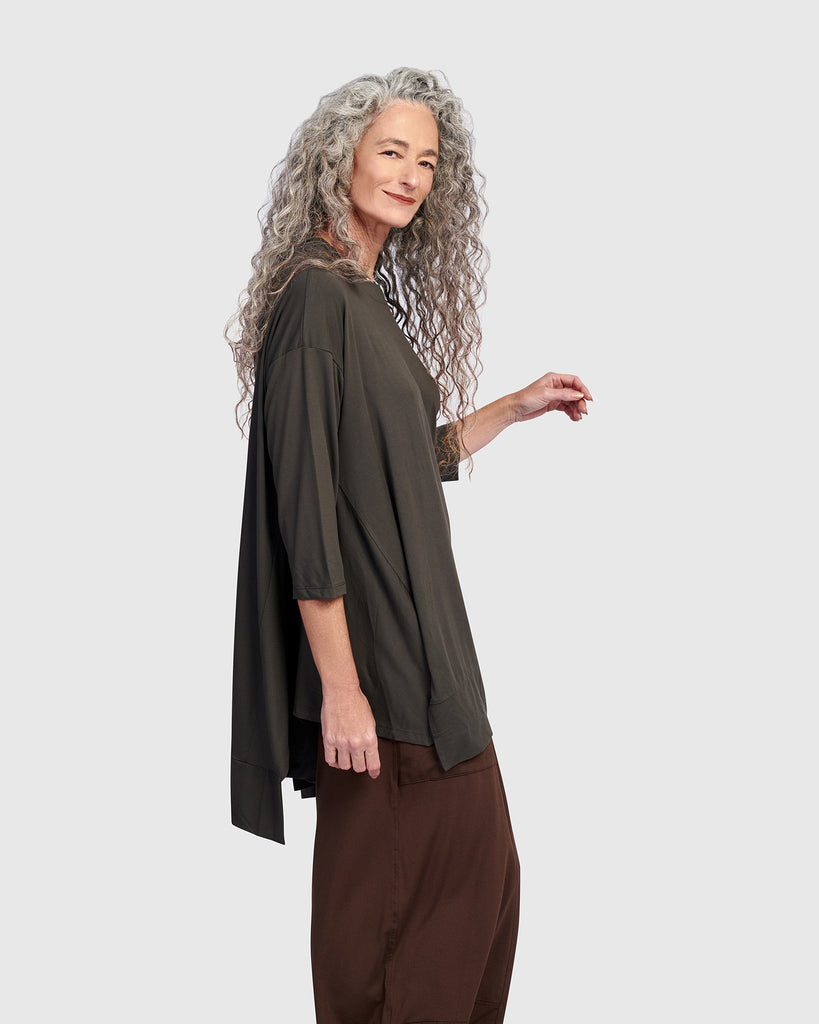alembika-essential-oversized-trapeze-top-khaki-jersey-tunika image 1