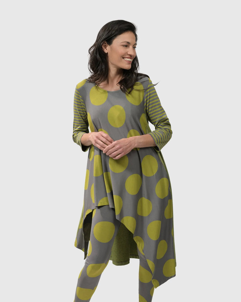 alembika-city-sizzle-swing-tunika-damen-lime image 1