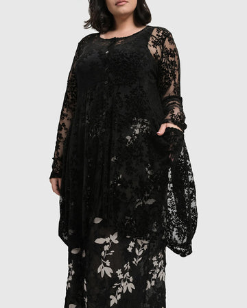 alembika-racey-lacey-button-down-tunika-lace-schwarz image 8