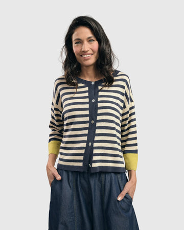 alembika-moana-streifen-cardigan-gold-blau image 7