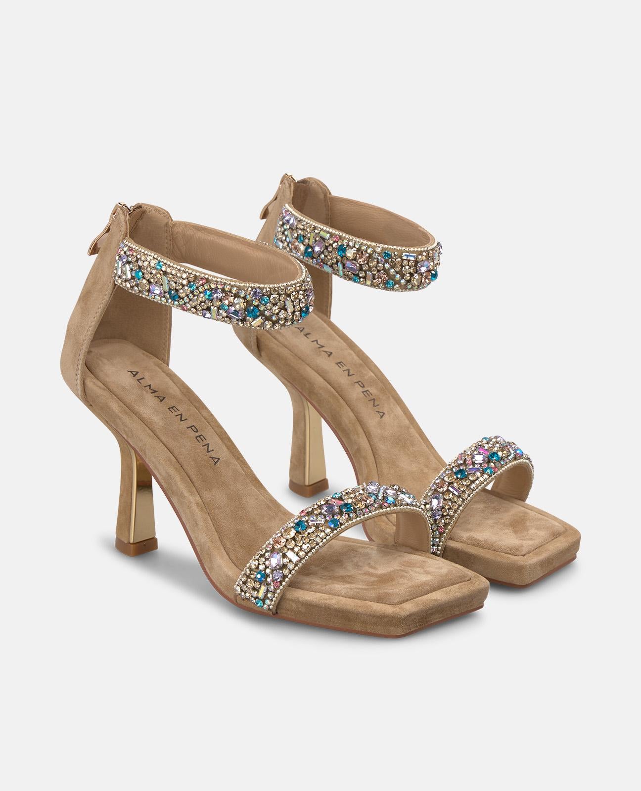 alma-en-pena-double-strap-sandale-arena-strass-9-cm image 2