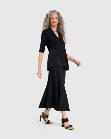 alembika-tekbika-v-neck-tunik-top-black-a-linien-tunika image 2