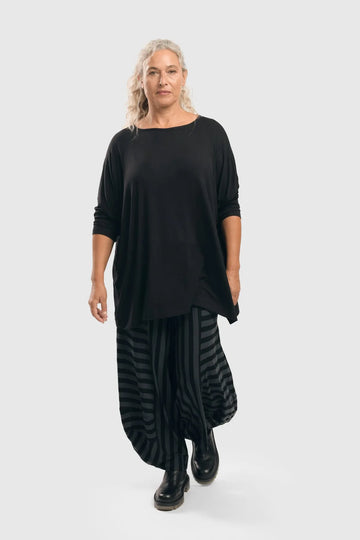 alembika-punto-jersey-hose-grau-schwarz-gestreift image 6