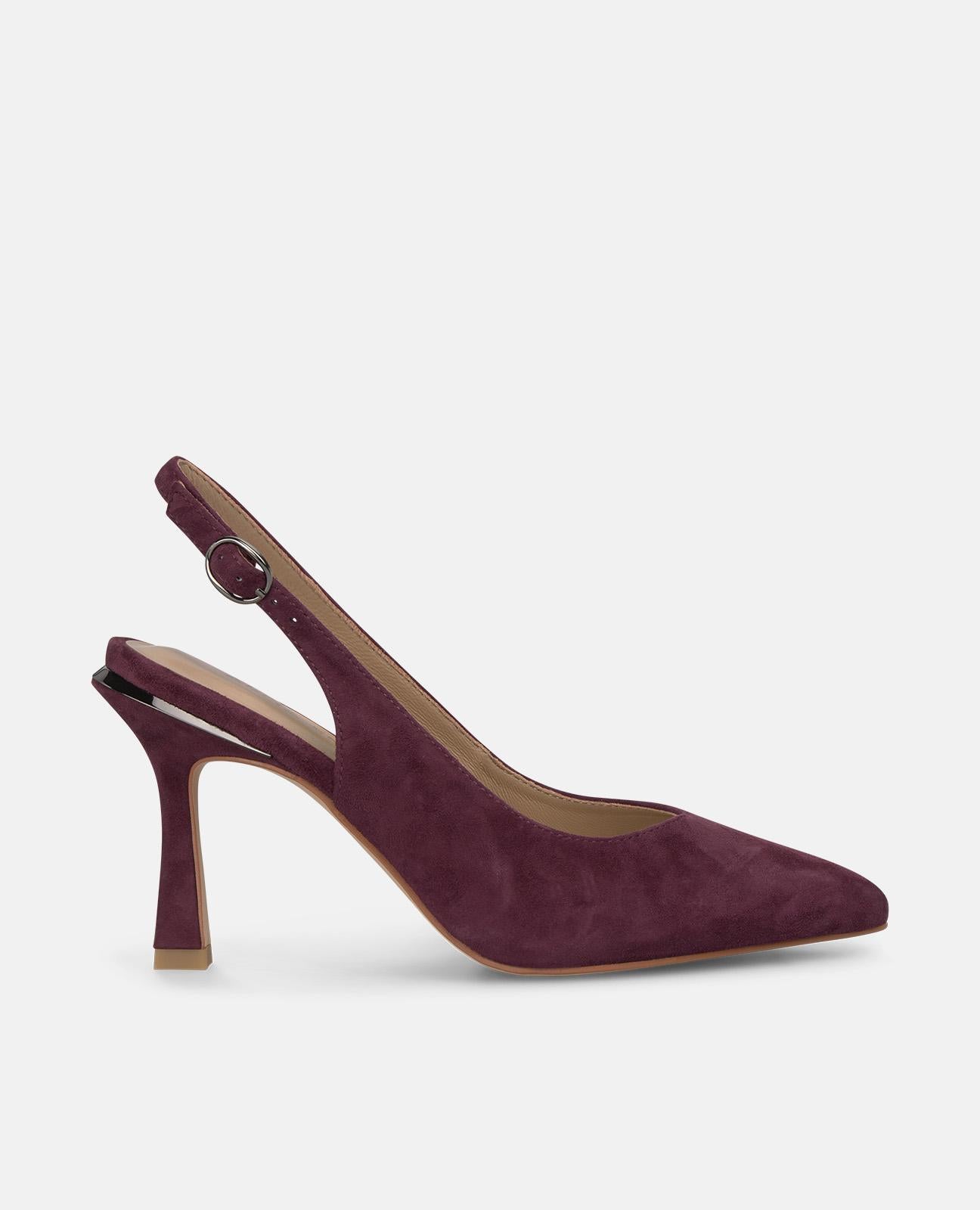 alma-en-pena-pumps-spitz-mit-schnalle-9-cm-bordeaux image 1