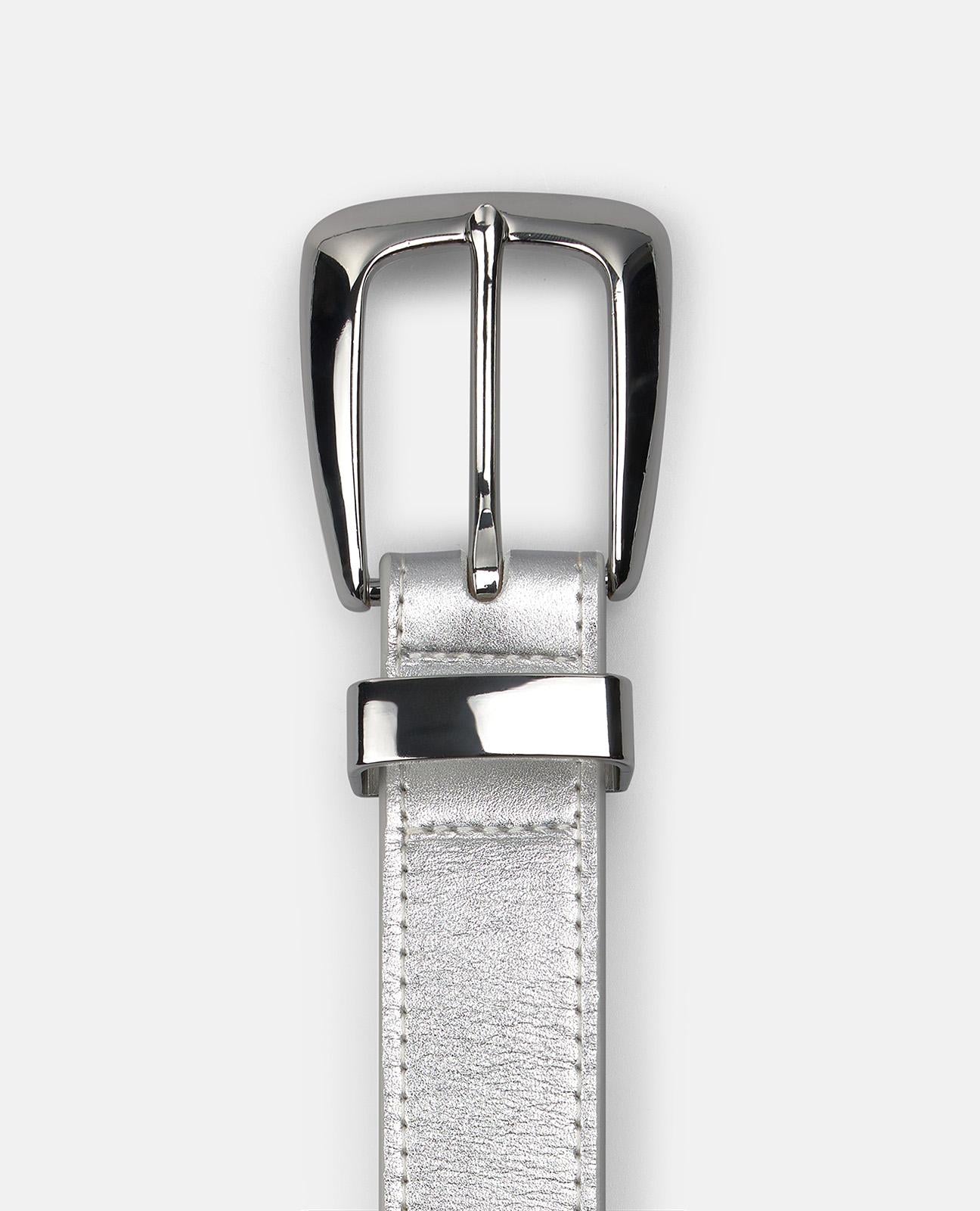 alma-en-pena-g-rtel-mit-metallschlie-e-leder-silber-3-cm image 3