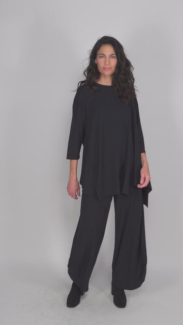 alembika-essential-oversized-trapeze-top-tunika-schwarz image 3