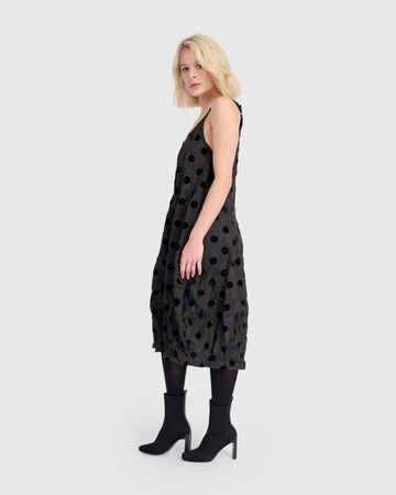 alembika-reve-tank-cocoon-dress-black-dots-tr-gerkleid-midi image 4