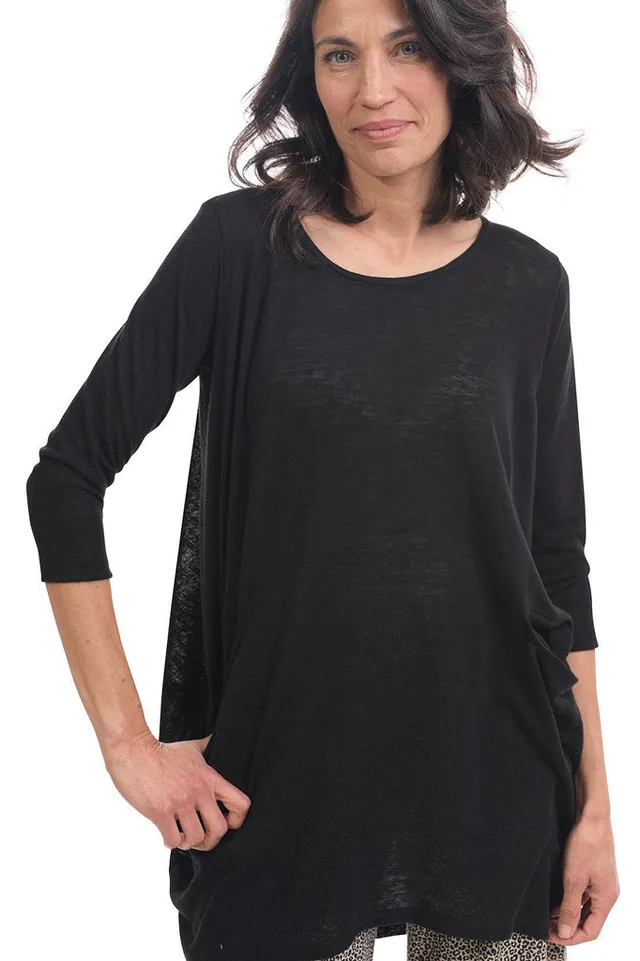 alembika-cocoon-tunika-top-schwarz image 1