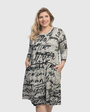 alembika-flirty-a-linie-kleid-script image 5