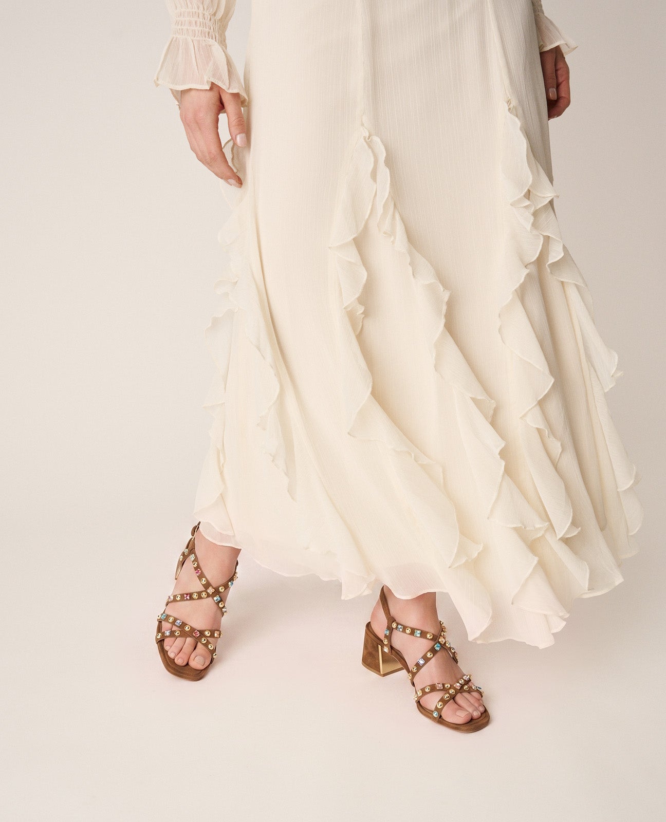 alma-en-pena-midi-chiffon-skirt-midi-chiffon-rock-wei image 3