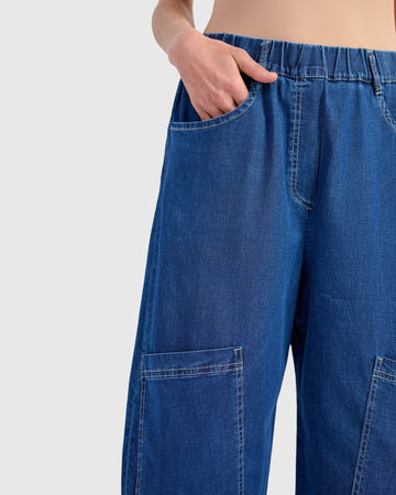 alembika-denim-palma-capri-hose-blau image 3