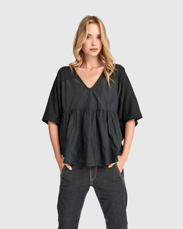 alembika-urban-taffeta-butterfly-top-schwarz image 3