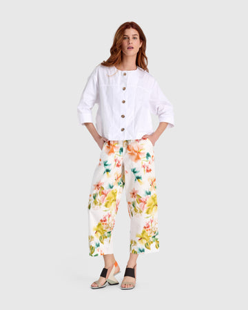 alembika-garden-cotton-pants-white-floral-damen-hose image 2
