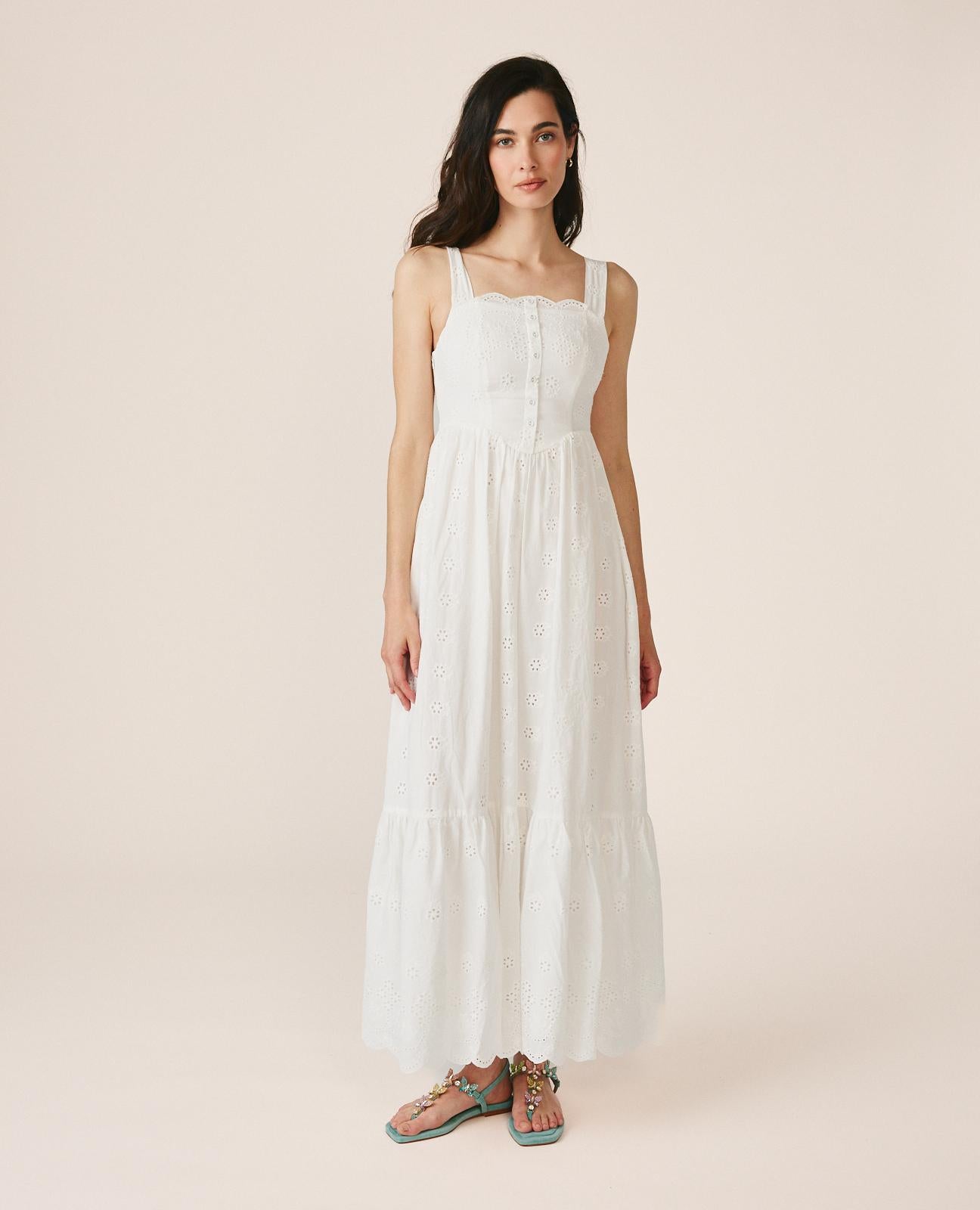 alma-en-pena-63249-midikleid-englische-stickerei-wei image 2