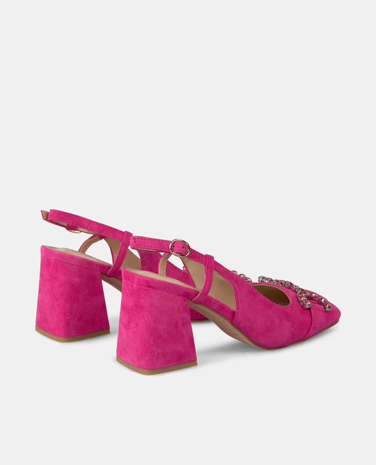 alma-en-pena-pumps-mit-steg-rund-schnalle-7-5-cm-absatz-fuchsia image 3