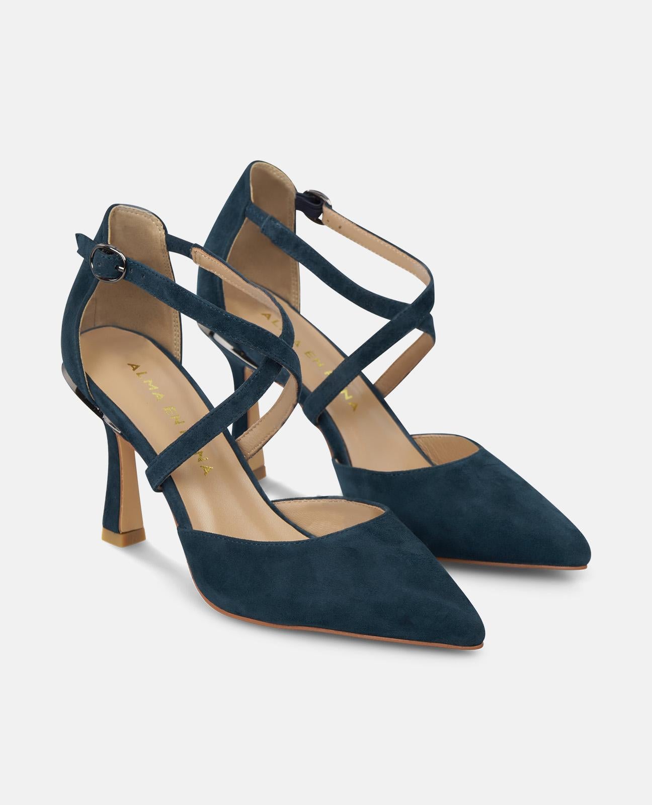 alma-en-pena-cross-heeled-shoe-marine-spitz-9-cm image 2