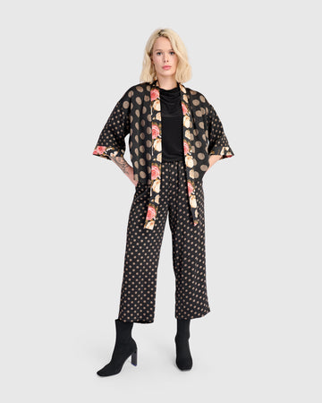 alembika-eclat-straight-pants-schwarz-bronze-dots image 6
